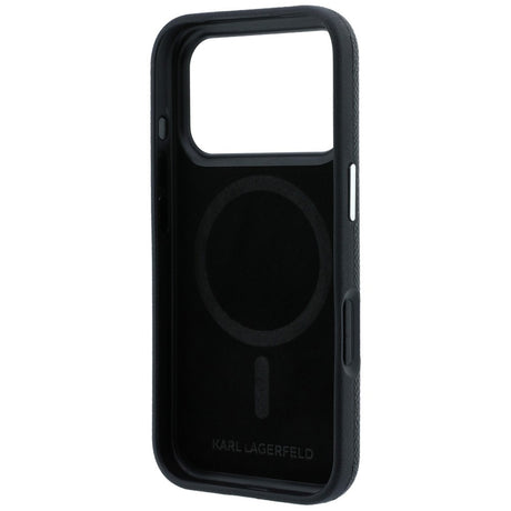 Karl Lagerfeld iPhone 17 Pro/iPhone 18 Pro Cover Grained Heads Sort