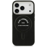 Karl Lagerfeld iPhone 17 Pro/iPhone 18 Pro Cover Embossed Ring RSG Logo Sort