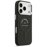 Karl Lagerfeld iPhone 17 Pro/iPhone 18 Pro Cover Embossed Ring RSG Logo Sort