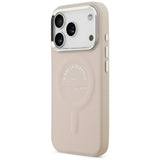 Karl Lagerfeld iPhone 17 Pro/iPhone 18 Pro Cover Embossed Ring RSG Logo Lyserød