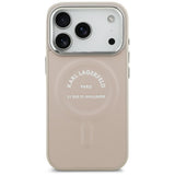 Karl Lagerfeld iPhone 17 Pro Max/iPhone 18 Pro Max Cover Embossed Ring RSG Logo Lyserød