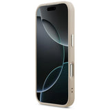 Karl Lagerfeld iPhone 17 Pro Max/iPhone 18 Pro Max Cover Embossed Ring RSG Logo Lyserød