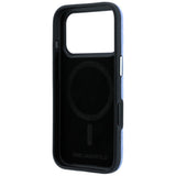 Karl Lagerfeld iPhone 17 Pro Max/iPhone 18 Pro Max Cover Grained Allover Logo Blå