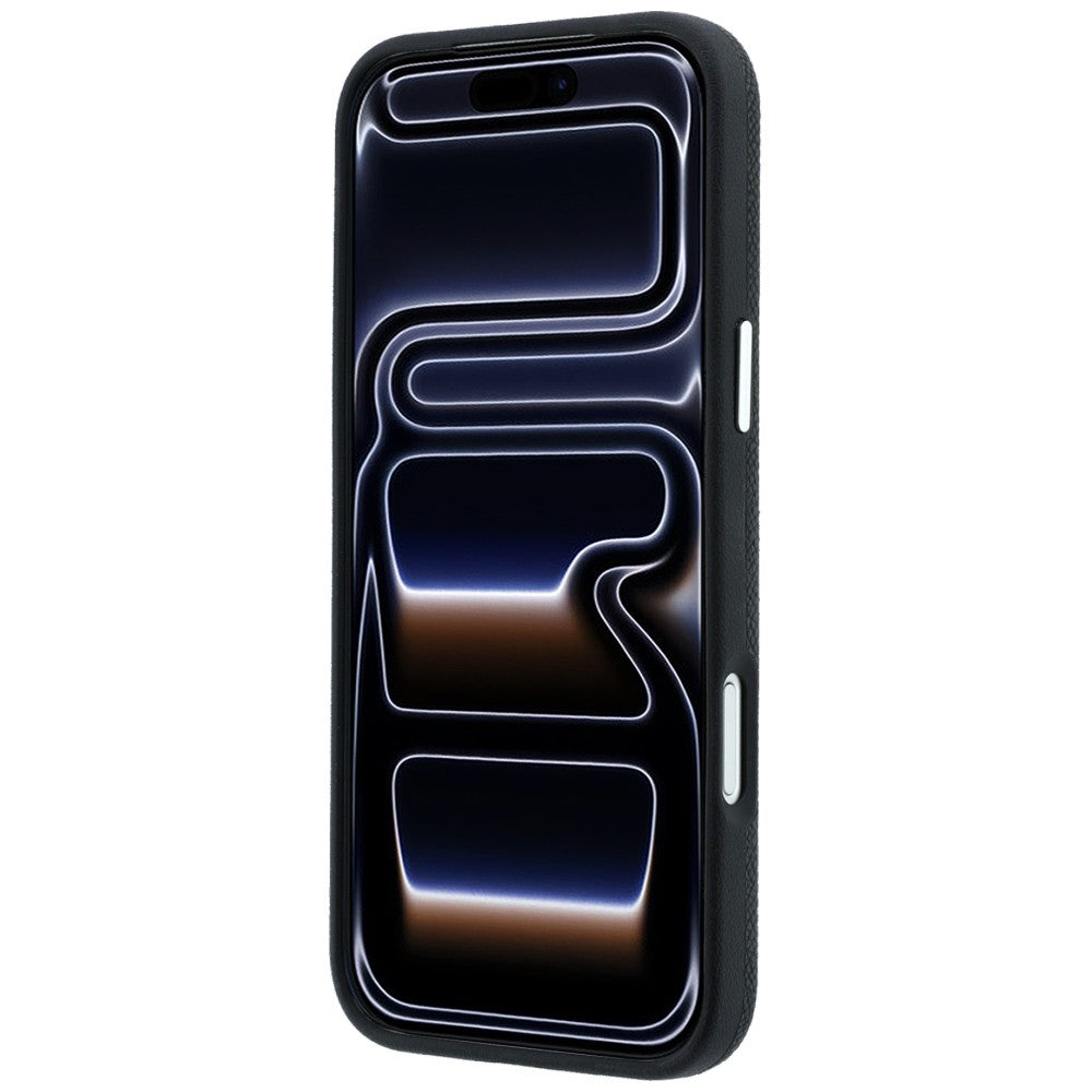 Karl Lagerfeld iPhone 17 Pro/iPhone 18 Pro Cover Grained Elongated Logo Sort