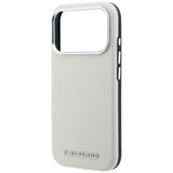 Karl Lagerfeld iPhone 17 Pro/iPhone 18 Pro Cover Grained Logo Beige