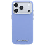 Karl Lagerfeld iPhone 17 Pro/iPhone 18 Pro Cover Grained Elongated Logo Blå