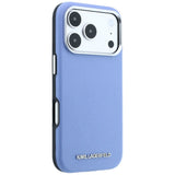 Karl Lagerfeld iPhone 17 Pro Max/iPhone 18 Pro Max Cover Grained Logo Blå