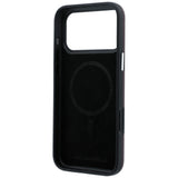 Karl Lagerfeld iPhone 17 Pro Max/iPhone 18 Pro Max Cover med kornet, forlænget logo i bordeaux
