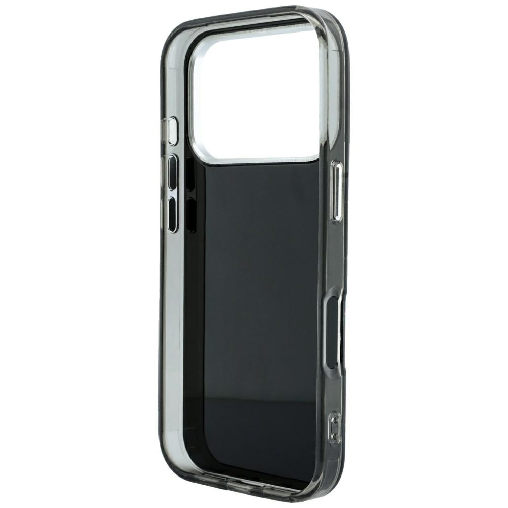 Karl Lagerfeld iPhone 17 Pro Max/iPhone 18 Pro Max Cover Rhinestones Electroplated Logo Sort