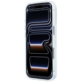 Karl Lagerfeld iPhone 17 Pro Max/iPhone 18 Pro Max Cover med rhinsten, elektropletteret logo, Hvid
