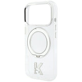 Karl Lagerfeld iPhone 17 Pro/iPhone 18 Pro Cover Ring Stand Kameo Klar