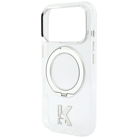 Karl Lagerfeld iPhone 17 Pro/iPhone 18 Pro Cover Ring Stand Kameo Klar