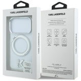 Karl Lagerfeld iPhone 17 Pro/iPhone 18 Pro Cover Ring Stand Kameo Klar