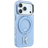 Karl Lagerfeld iPhone 17 Pro Max/iPhone 18 Pro Max Cover Ringholder Kameo Blå