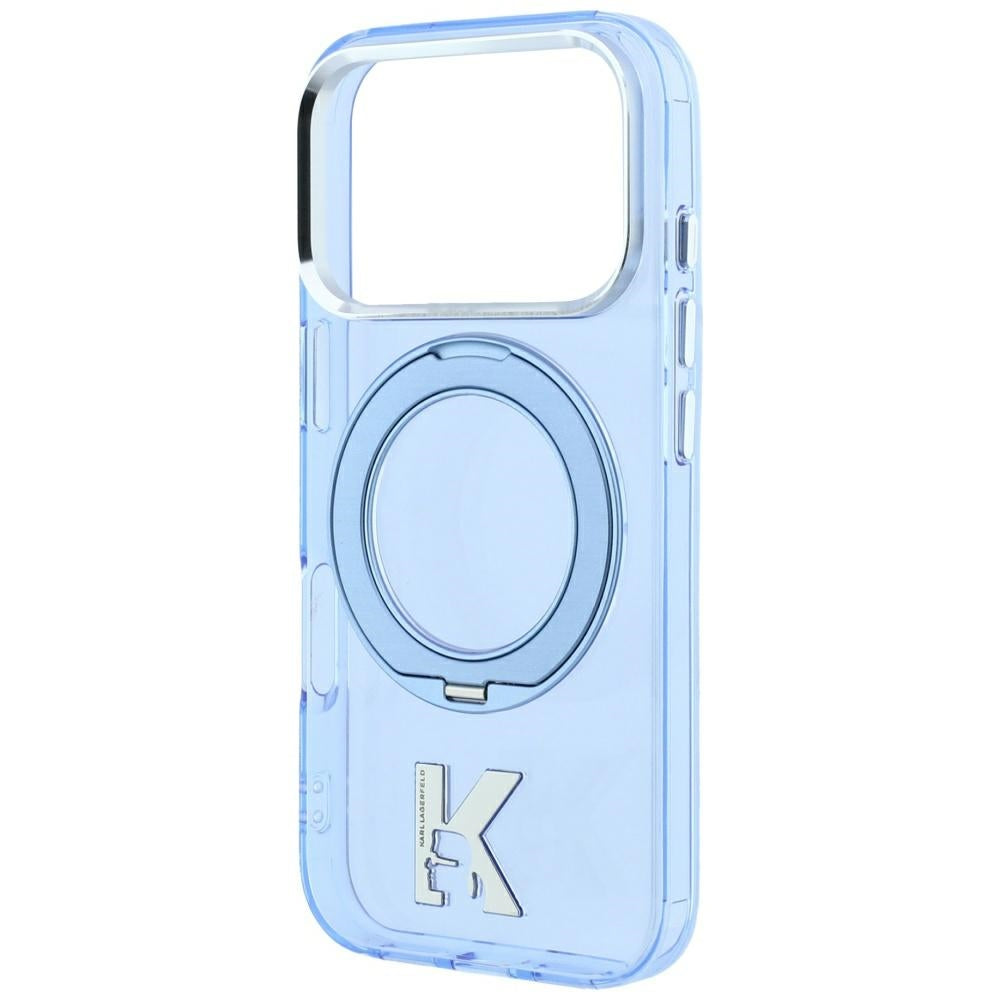 Karl Lagerfeld iPhone 17 Pro Max/iPhone 18 Pro Max Cover Ringholder Kameo Blå