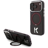 Karl Lagerfeld iPhone 17 Pro Max/iPhone 18 Pro Max Cover Ring Stand Kameo Burgundy