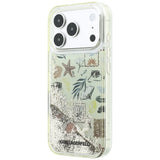 Karl Lagerfeld iPhone 17 Pro/iPhone 18 Pro Cover Liquid Glitter Beach Beige