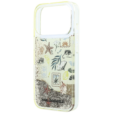 Karl Lagerfeld iPhone 17 Pro/iPhone 18 Pro Cover Liquid Glitter Beach Beige