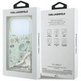 Karl Lagerfeld iPhone 17 Pro/iPhone 18 Pro Cover Liquid Glitter Beach Beige