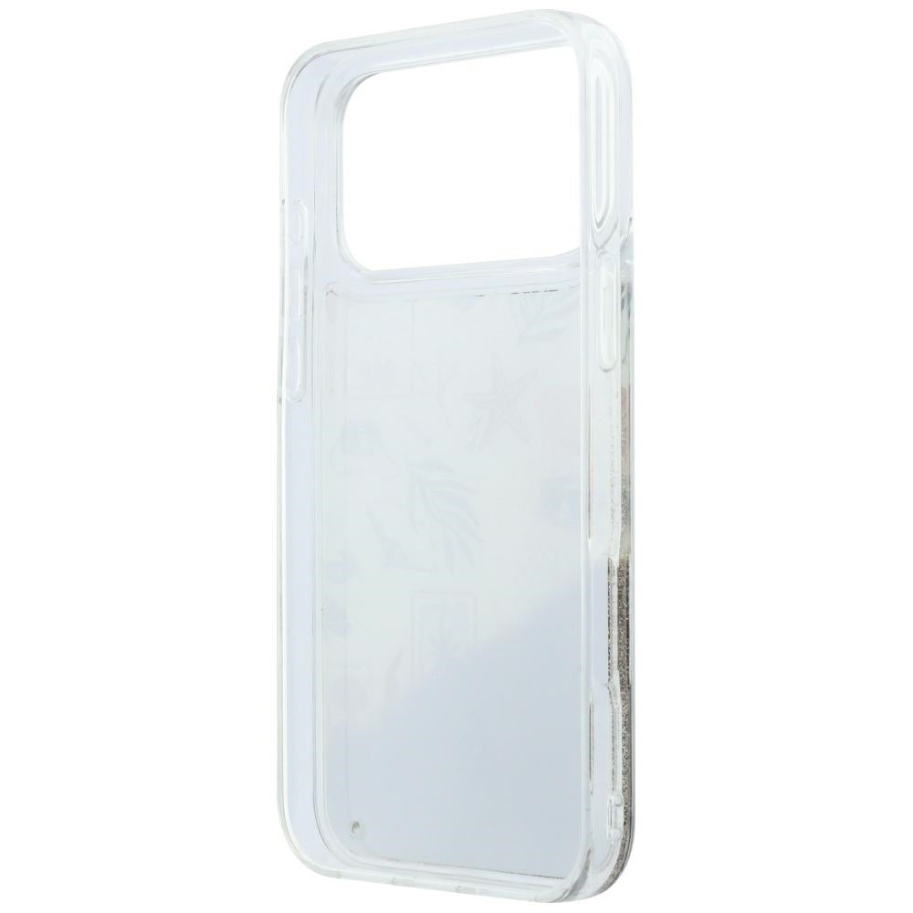 Karl Lagerfeld iPhone 17 Pro Max/iPhone 18 Pro Max Cover Liquid Glitter Beach Beige