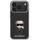 Karl Lagerfeld iPhone 17 Pro Max/iPhone 18 Pro Max Cover Ikonik Sketch Sort