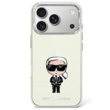 Karl Lagerfeld iPhone 17 Pro/iPhone 18 Pro Cover Ikonik Sketch Beige