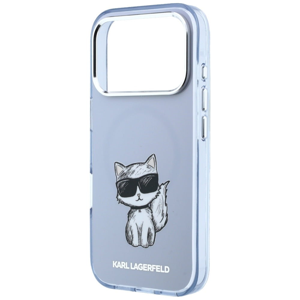 Karl Lagerfeld iPhone 17 Pro Max/iPhone 18 Pro Max Cover Choupette Sketch Blå