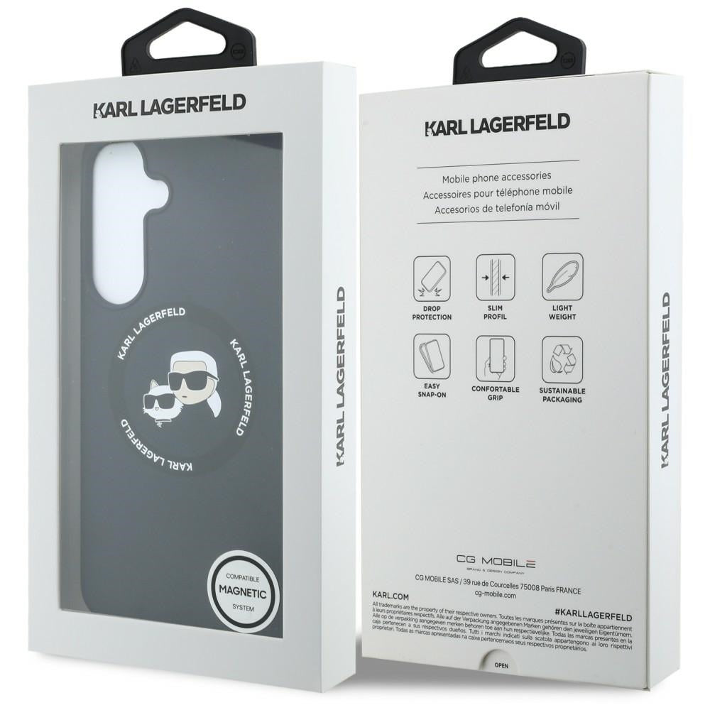Karl Lagerfeld Samsung Galaxy S26 FE Cover Karl & Choupette MagSafe Sort