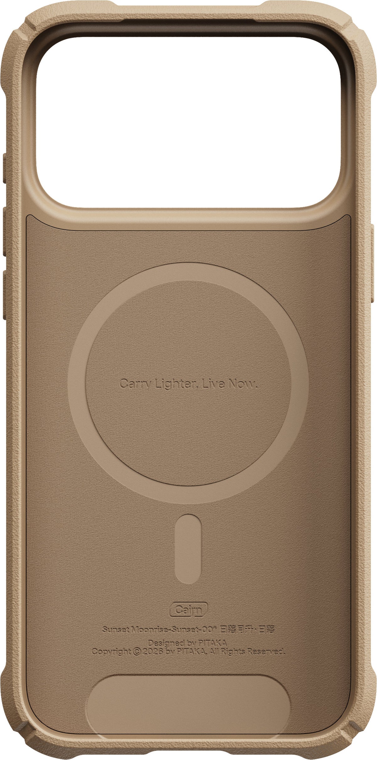 Pitaka iPhone 17 Pro Max/iPhone 18 Pro Max Cover Cairn MagSafe Sunset