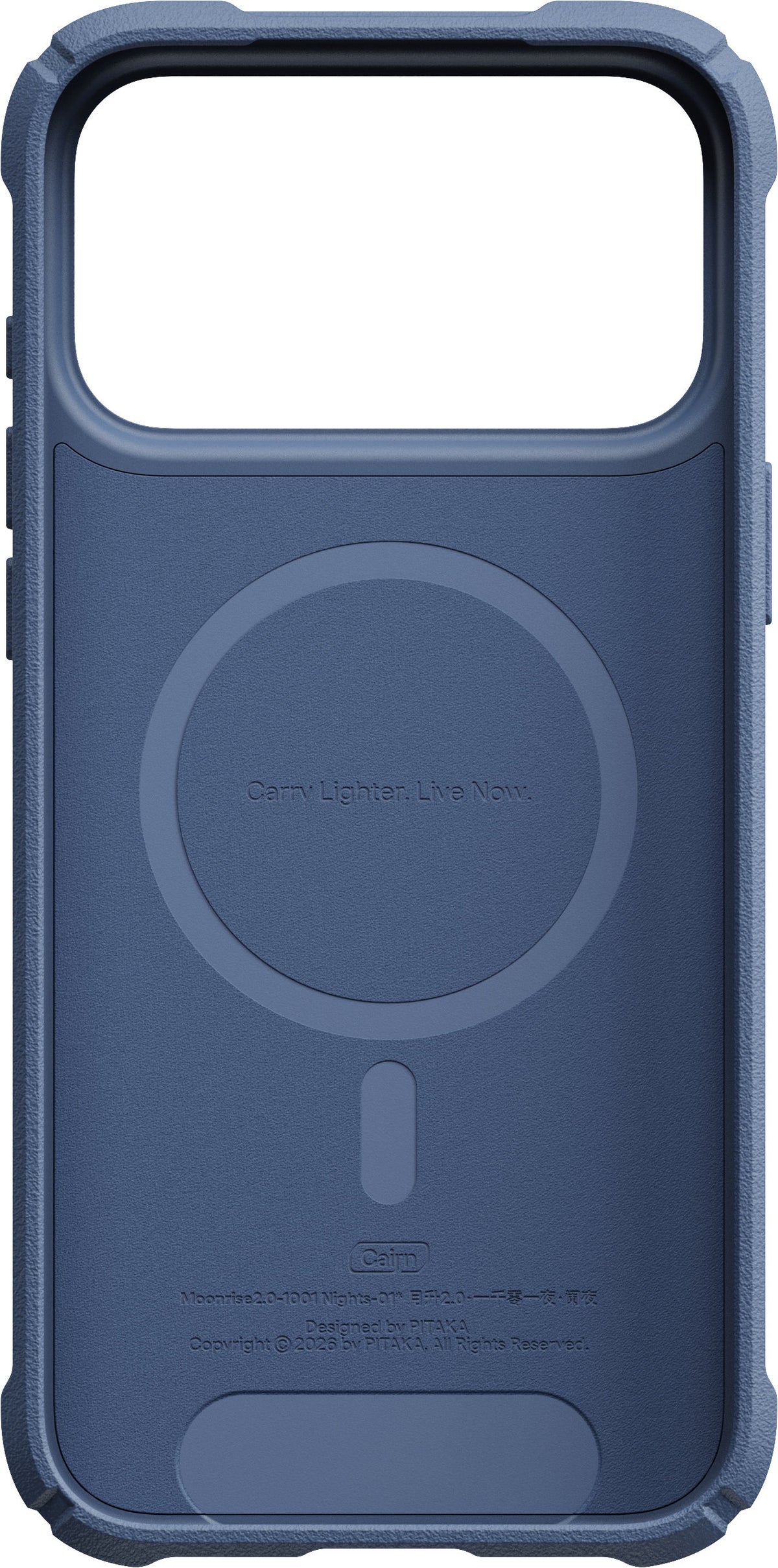 Pitaka iPhone 17 Pro Max/iPhone 18 Pro Max Cover Cairn MagSafe Midnight