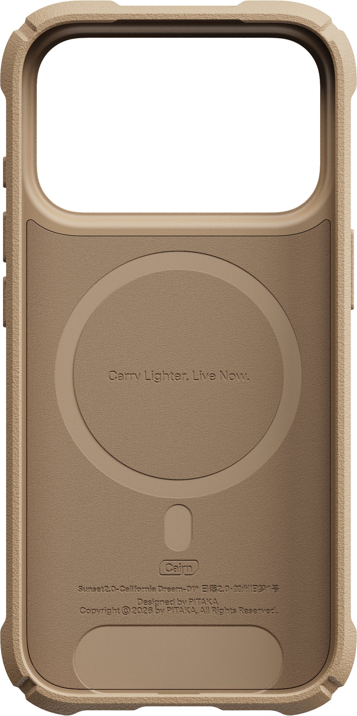 Pitaka iPhone 17 Pro/iPhone 18 Pro Cover Cairn MagSafe California Dream-01