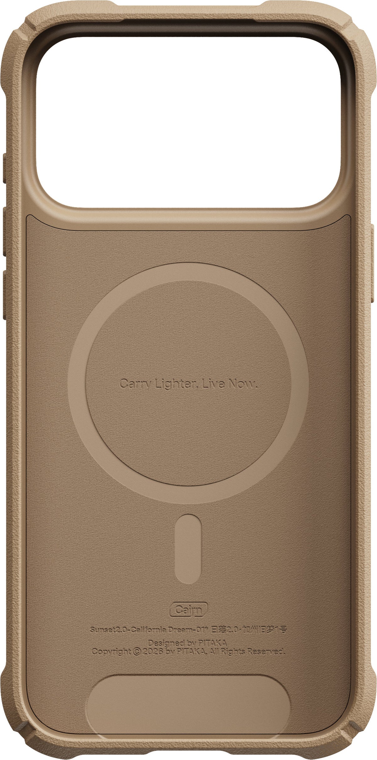 Pitaka iPhone 17 Pro Max/iPhone 18 Pro Max Cover Cairn MagSafe California Dream-01