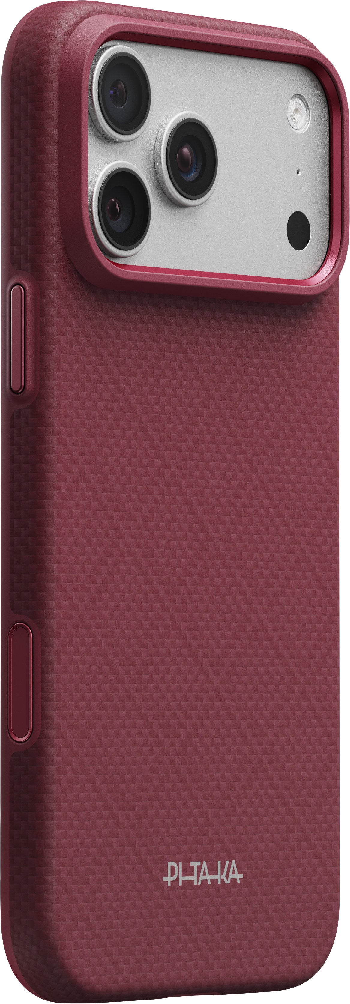 Pitaka iPhone 17 Pro Max/iPhone 18 Pro Max Cover Summa MagSafe Argyle Burgundy