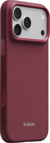 Pitaka iPhone 17 Pro Max/iPhone 18 Pro Max Cover Summa MagSafe Argyle Burgundy