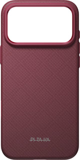 Pitaka iPhone 17 Pro Max/iPhone 18 Pro Max Cover Summa MagSafe Argyle Burgundy
