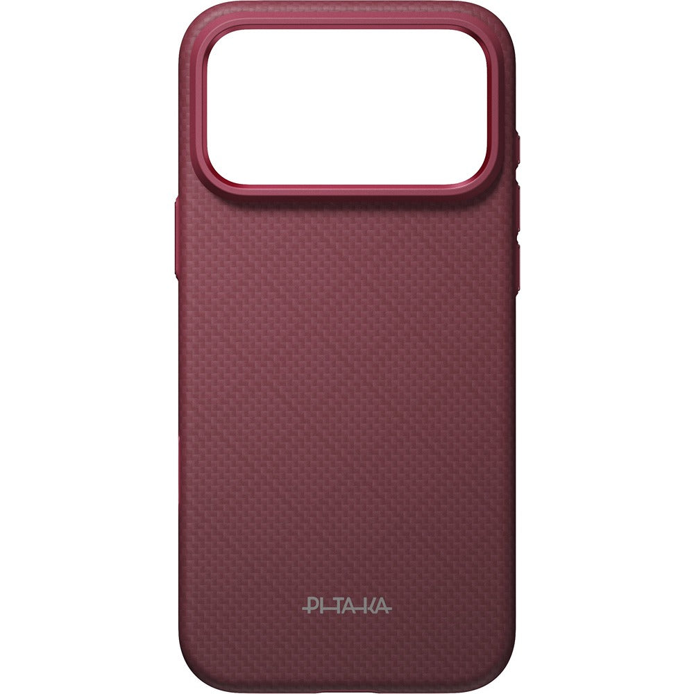 Pitaka iPhone 17 Pro Max/iPhone 18 Pro Max Cover Summa MagSafe Argyle Burgundy