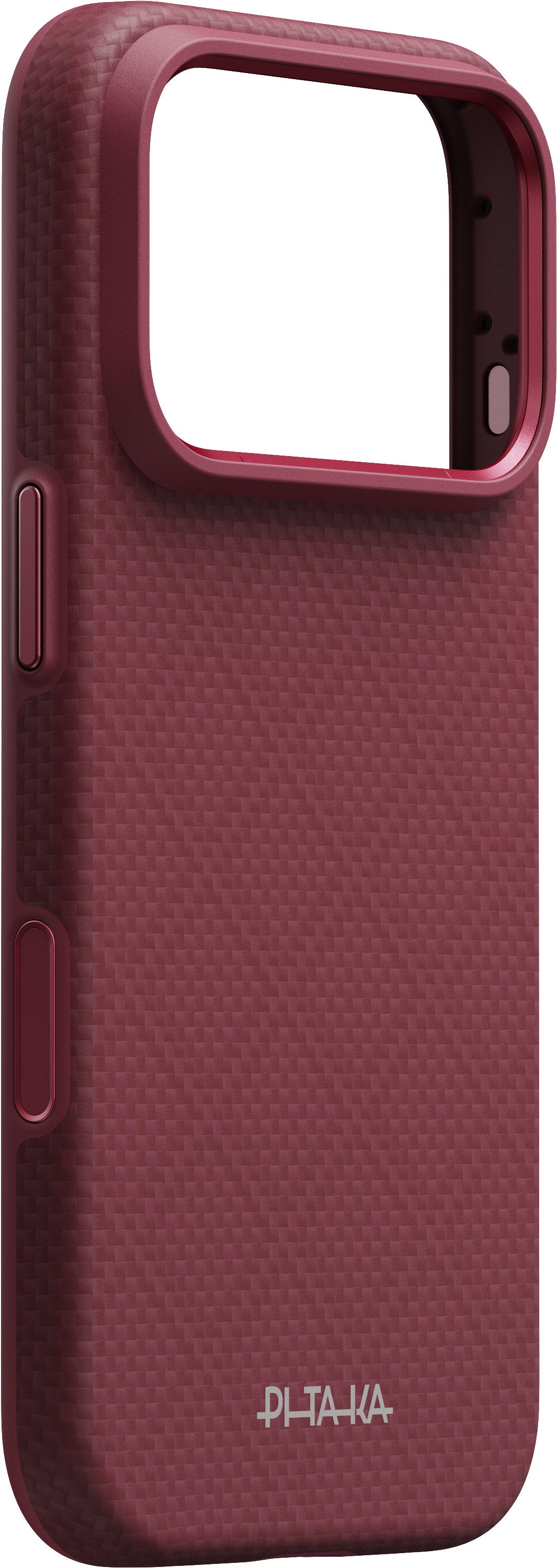 Pitaka iPhone 17 Pro/iPhone 18 Pro Cover Summa MagSafe Argyle Burgundy