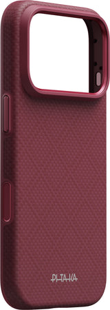 Pitaka iPhone 17 Pro/iPhone 18 Pro Cover Summa MagSafe Argyle Burgundy