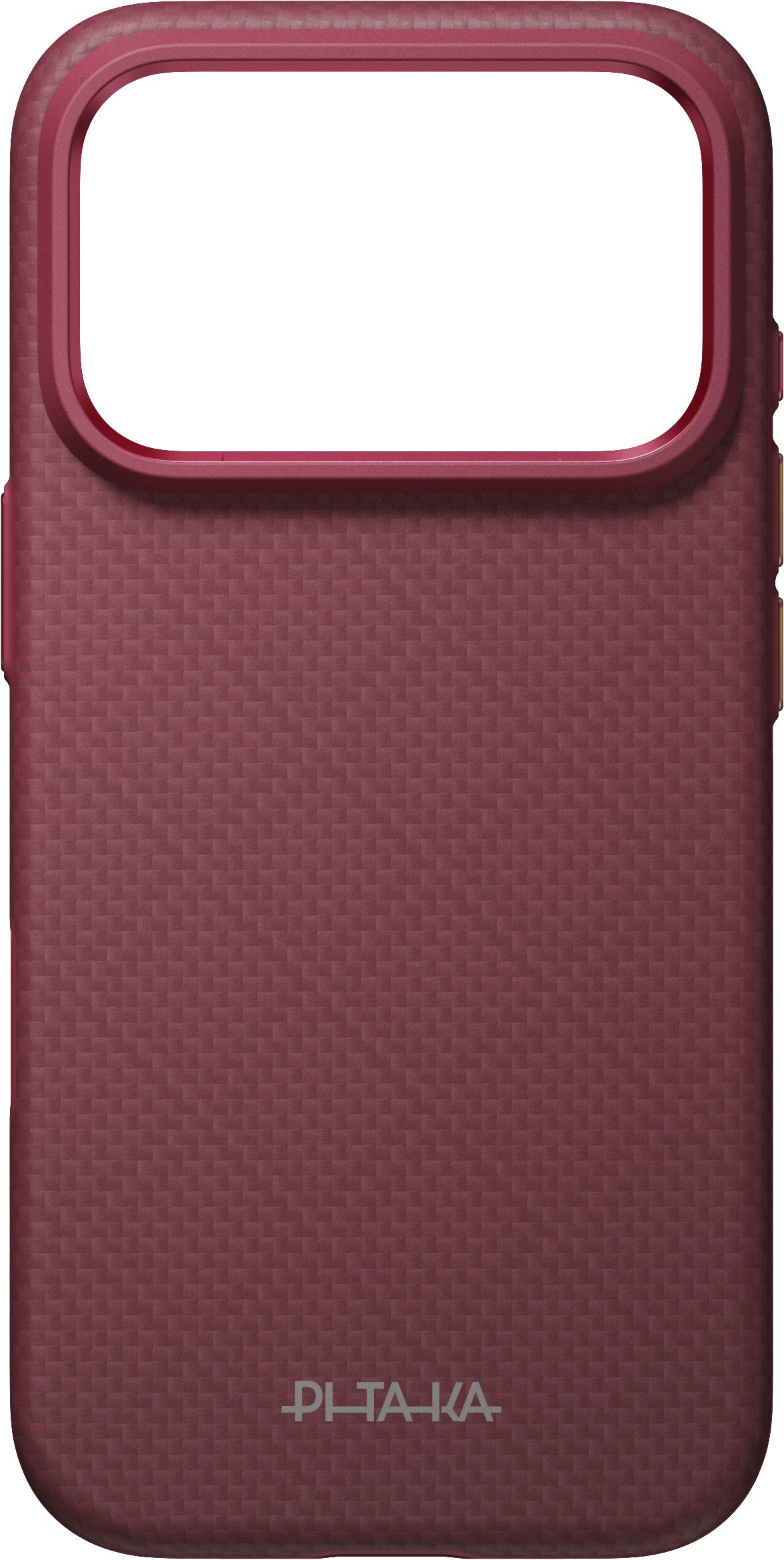 Pitaka iPhone 17 Pro/iPhone 18 Pro Cover Summa MagSafe Argyle Burgundy