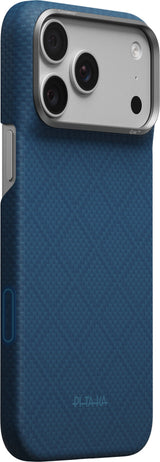 Pitaka iPhone 17 Pro Max/iPhone 18 Pro Max Cover Edge MagSafe Argyle Abyss Blue