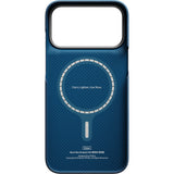 Pitaka iPhone 17 Pro Max/iPhone 18 Pro Max Cover Edge MagSafe Argyle Abyss Blue