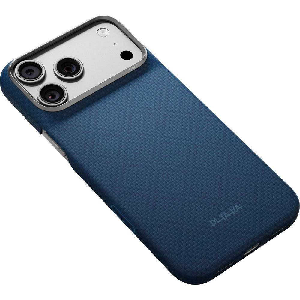 Pitaka iPhone 17 Pro Max/iPhone 18 Pro Max Cover Edge MagSafe Argyle Abyss Blue