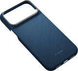 Pitaka iPhone 17 Pro Max/iPhone 18 Pro Max Cover Edge MagSafe Argyle Abyss Blue