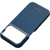 Pitaka iPhone 17 Pro/iPhone 18 Pro Cover Edge MagSafe Argyle Abyss Blue
