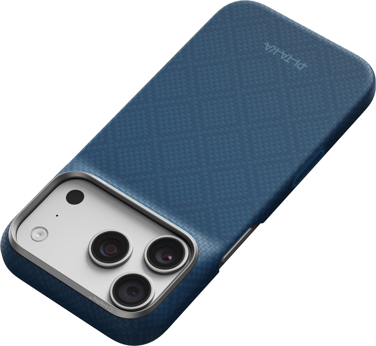 Pitaka iPhone 17 Pro/iPhone 18 Pro Cover Edge MagSafe Argyle Abyss Blue