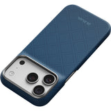 Pitaka iPhone 17 Pro/iPhone 18 Pro Cover Edge MagSafe Argyle Abyss Blue