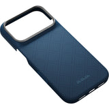 Pitaka iPhone 17 Pro/iPhone 18 Pro Cover Edge MagSafe Argyle Abyss Blue