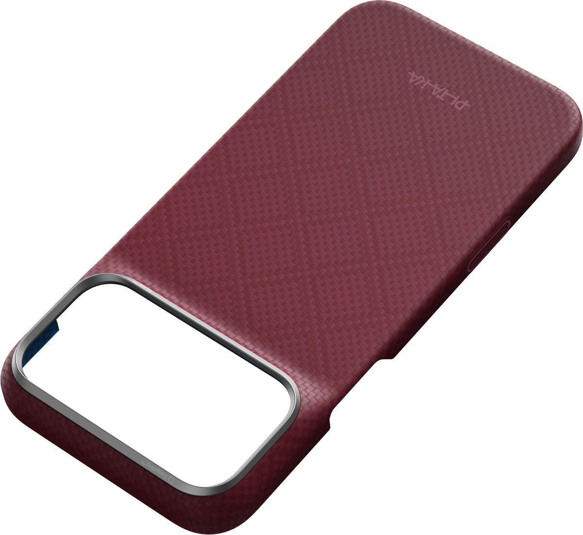 Pitaka iPhone 17 Pro Max/iPhone 18 Pro Max Cover Edge MagSafe Argyle Burgundy