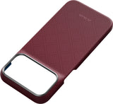 Pitaka iPhone 17 Pro Max/iPhone 18 Pro Max Cover Edge MagSafe Argyle Burgundy