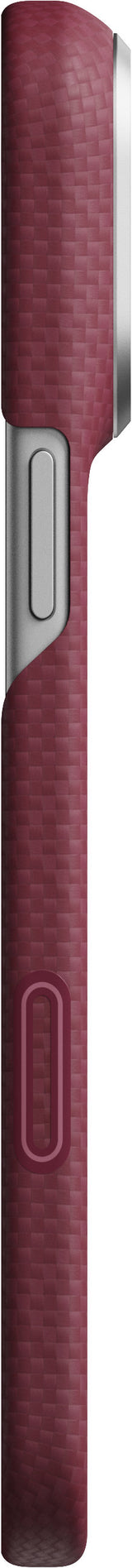 Pitaka iPhone 17 Pro Max/iPhone 18 Pro Max Cover Edge MagSafe Argyle Burgundy